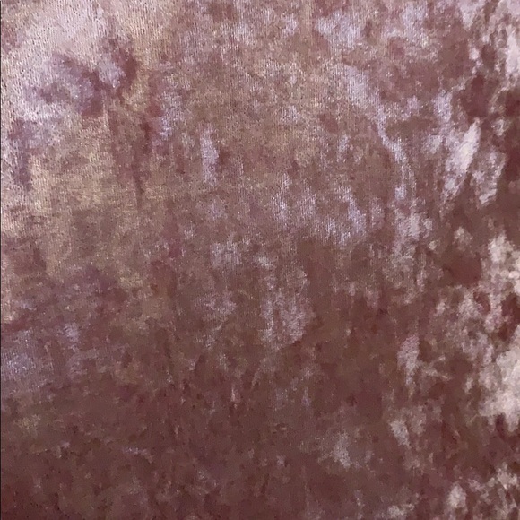 Pink Velvet Mini Dress - Picture 3 of 3